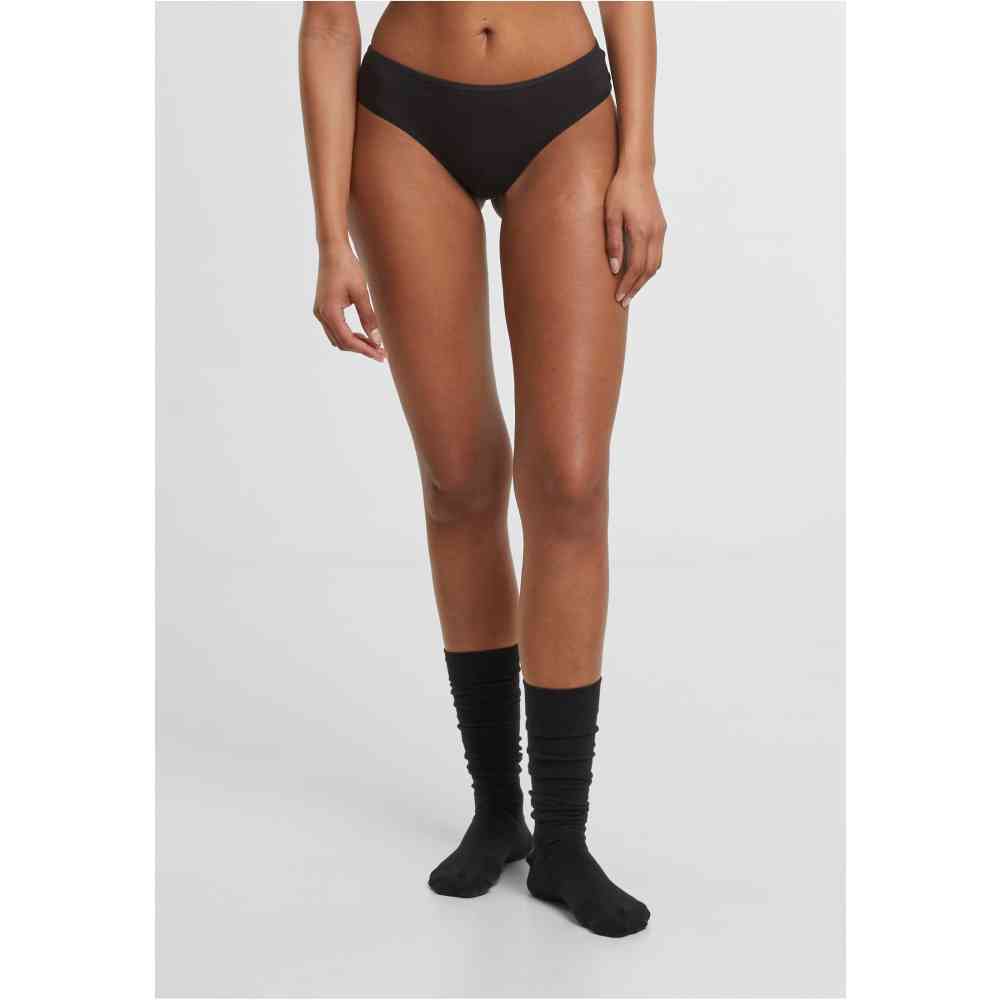 Urban Classics - Bamboo Brazilian 5Pack Slip set - Schwarz